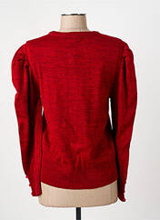 Gilet manches longues rouge AGATHE & LOUISE pour femme seconde vue