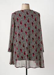 Tunique manches longues rouge FRANCK ANNA pour femme seconde vue