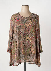 Tunique manches longues vert FRANCK ANNA pour femme seconde vue