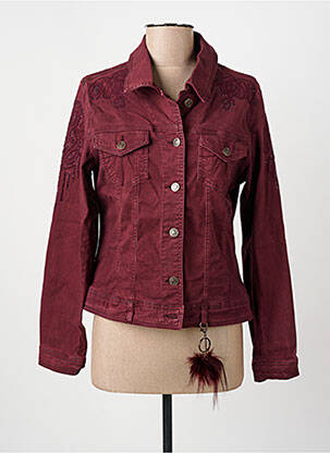 Veste casual rouge FRED SABATIER pour femme