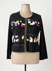 Veste chic noir PAUSE CAFE pour femme seconde vue