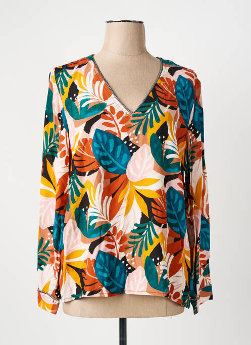 Blouse orange JULIE GUERLANDE pour femme