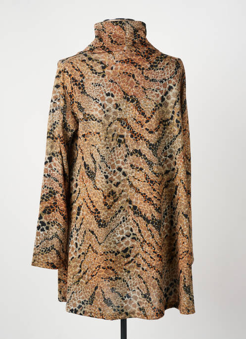 Pull tunique vert FRANCK ANNA femme