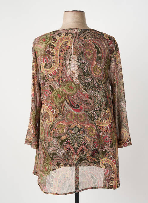 Tunique manches longues vert FRANCK ANNA pour femme