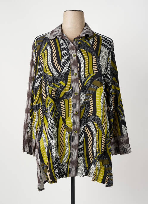 Tunique manches longues vert FRANCK ANNA pour femme