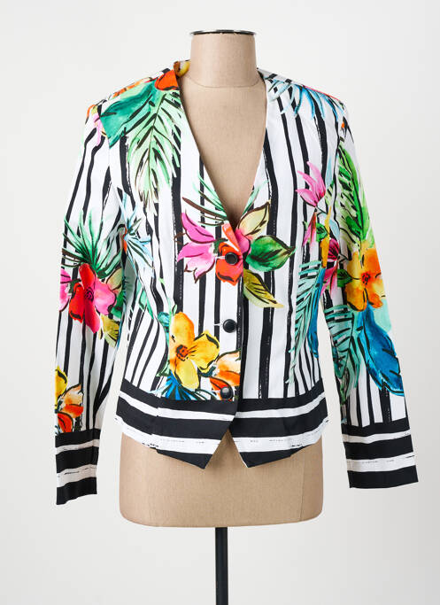 Veste chic blanc PAUSE CAFE pour femme