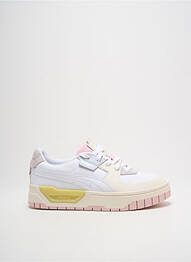 Baskets bout rond talon plat jusqu'à 3cm blanc PUMA femme