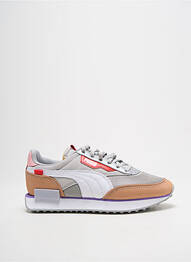 Baskets bout rond talon plat jusqu'à 3cm gris PUMA femme