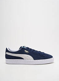 Baskets nubuck bout rond bleu PUMA homme