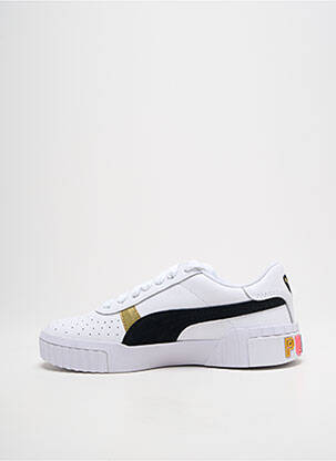 Baskets bout rond talon plat jusqu'à 3cm blanc PUMA femme