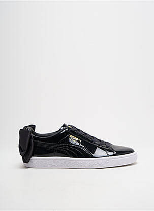 Baskets matière lisse talon plat jusqu'à 3cm noir PUMA femme
