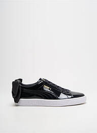 Baskets matière lisse talon plat jusqu'à 3cm noir PUMA femme