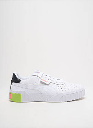 Baskets bout rond talon plat jusqu'à 3cm blanc PUMA femme