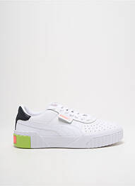 Baskets bout rond talon plat jusqu'à 3cm blanc PUMA femme