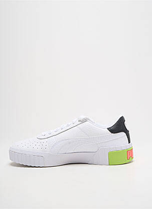 Baskets bout rond talon plat jusqu'à 3cm blanc PUMA femme