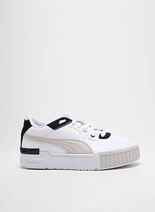 Baskets fermeture lacets talon plat jusqu'à 3cm blanc PUMA femme
