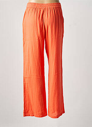 Pantalon large poches taille normale orange NOTSHY femme