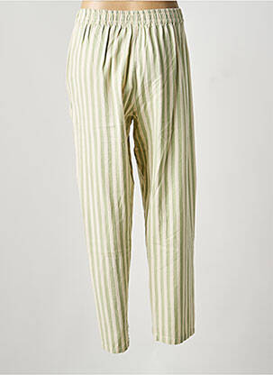 Pantalon droit taille élastique taille normale beige A.P femme
