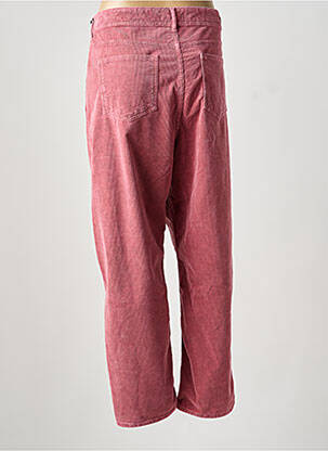 Pantalon droit stretch taille normale rose HOD femme