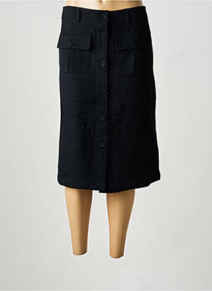 Jupe mi-longue coupe droite noir DIEGA femme