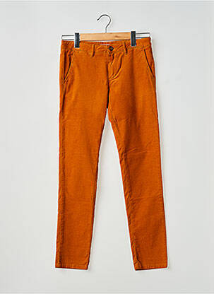 Pantalon slim stretch taille normale orange HOD femme