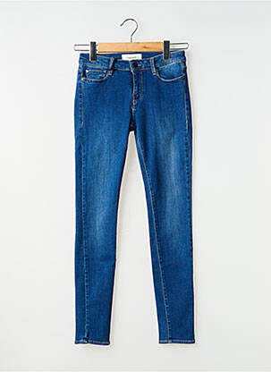 Jeans coupe slim stretch taille normale bleu ACQUAVERDE femme
