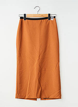 Jupe mi-longue stretch orange OTTOD'AME femme