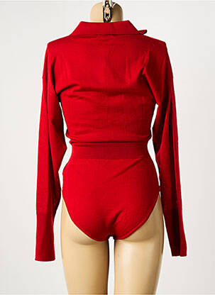 Body manches longues manches longues rouge OTTOD'AME femme
