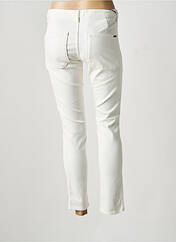Jeans coupe slim blanc ACQUAVERDE femme seconde vue