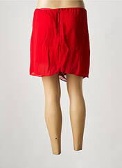 Jupe courte rouge SWILDENS femme seconde vue