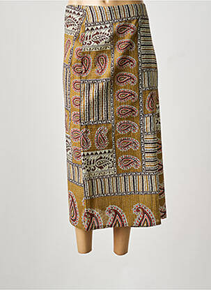 Jupe longue vert DIEGA femme