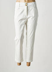 Pantalon 7/8 blanc C'EST BEAU LA VIE femme seconde vue