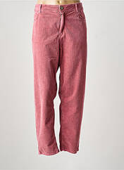 Pantalon droit rose HOD femme seconde vue