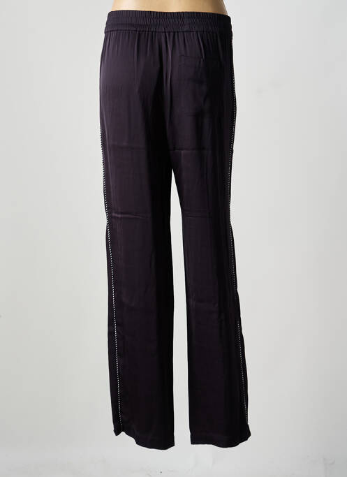 Pantalon droit taille élastique taille normale noir BELLEROSE femme