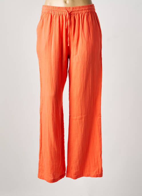 Pantalon large taille normale taille normale orange NOTSHY femme