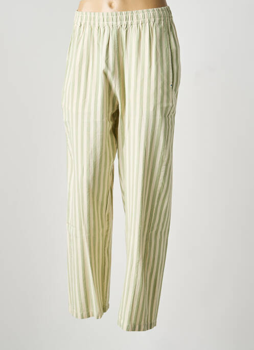 Pantalon droit taille élastique taille normale beige A.P femme