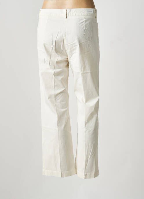 Pantalon droit stretch taille normale beige MAYJUNE femme