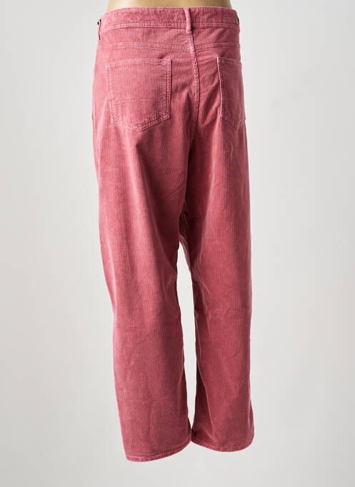 Pantalon droit stretch taille normale rose HOD femme