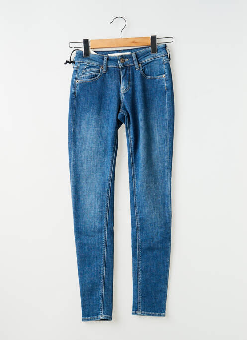 Jeans coupe slim stretch taille normale bleu FIVE femme