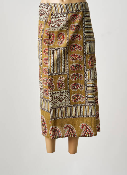 Jupe longue vert DIEGA femme