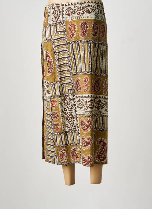 Jupe longue vert DIEGA femme