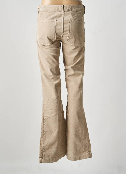 Pantalon flare beige ACQUAVERDE femme