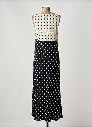 Robe longue sans manche sans manche noir OTTOD'AME femme