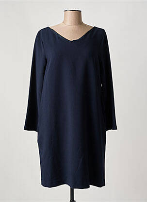 Robe courte manches 3/4 manches 3/4 bleu OTTOD'AME femme
