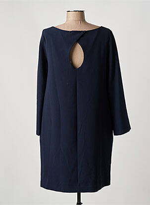 Robe courte manches 3/4 manches 3/4 bleu OTTOD'AME femme
