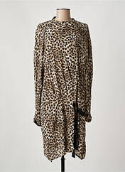 Robe mi-longue marron SWILDENS pour femme seconde vue