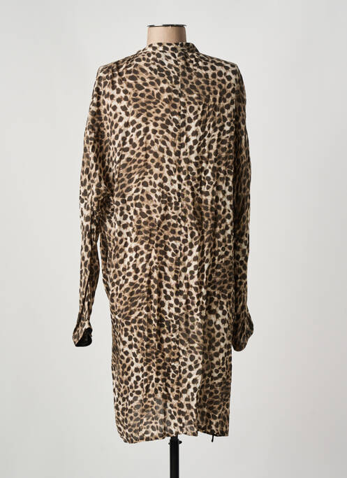 Robe mi-longue marron SWILDENS pour femme