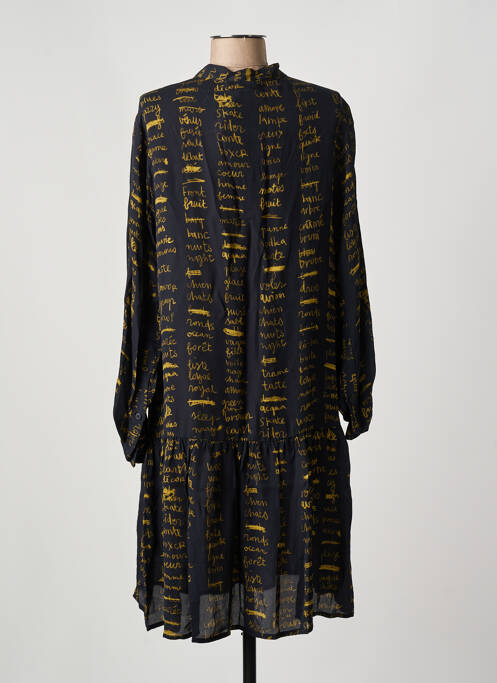 Robe mi-longue noir OTTOD'AME pour femme