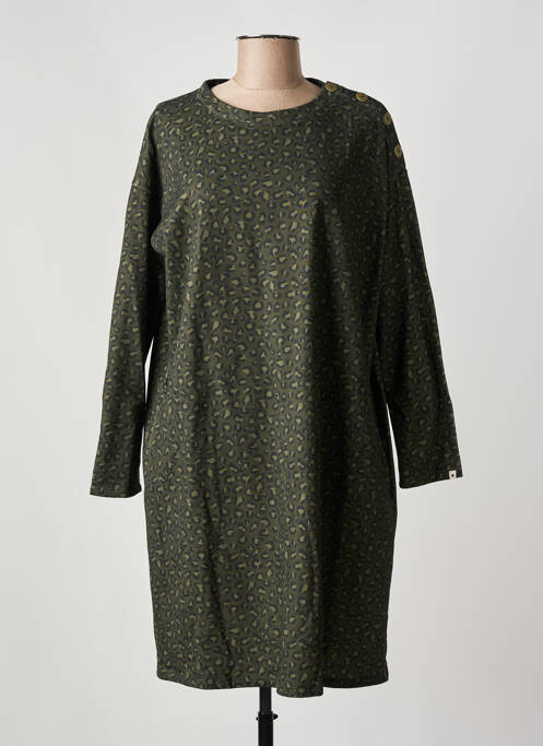 Robe mi-longue vert ARSENE ET LES PIPELETTES pour femme