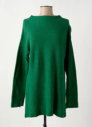 Pull col rond manches longues vert OTTOD'AME femme